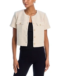 Aqua Crocheted Blazer