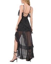 Laverne Lace Up Back Dress