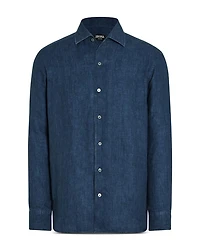 Oasi Lino Regular Fit Linen Shirt