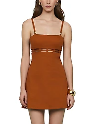 Amur Rei Twill Mini Dress