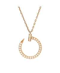 Pre-Owned Cartier Juste un Clou Pendant Necklace 18K Gold and Diamonds