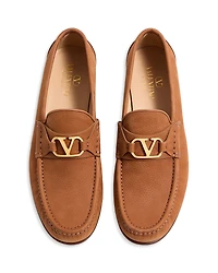 Valentino Garavani VLogo Signature Suede Loafers