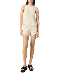 Crochet Knit Shorts