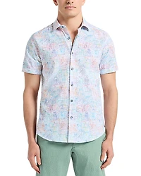 Robert Graham Passport Seersucker Classic Fit Button Down Shirt