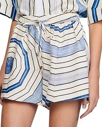 Spiral Motif Shorts