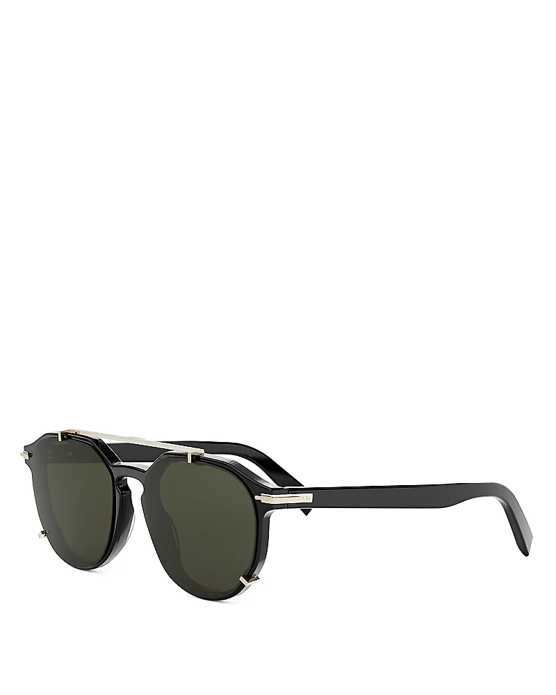 Dior DiorBlackSuit Ri Round Sunglasses, 56mm