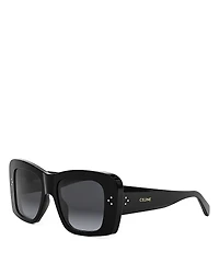 Celine 3 Dots Black Geometric Sunglasses, 53mm