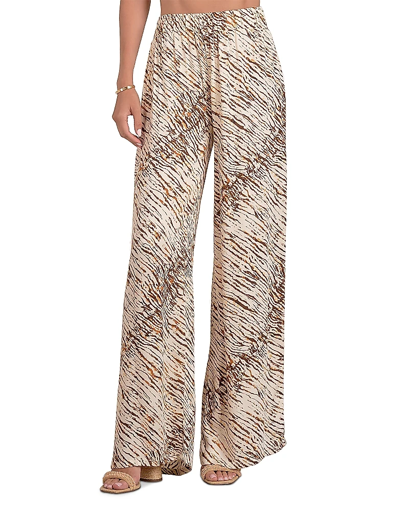 Elan Printed Wide Leg Pants