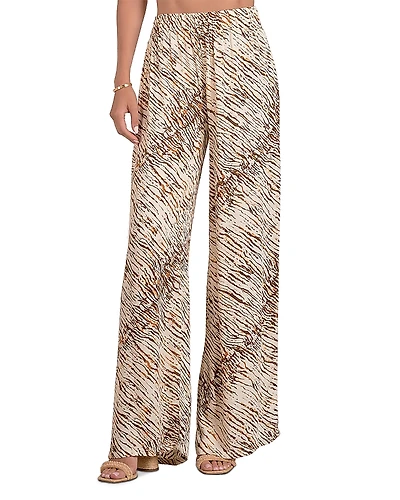 Elan Printed Wide Leg Pants
