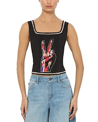 Breslin Corset Top