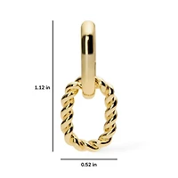 Double Hoop Earrings - Ash Double