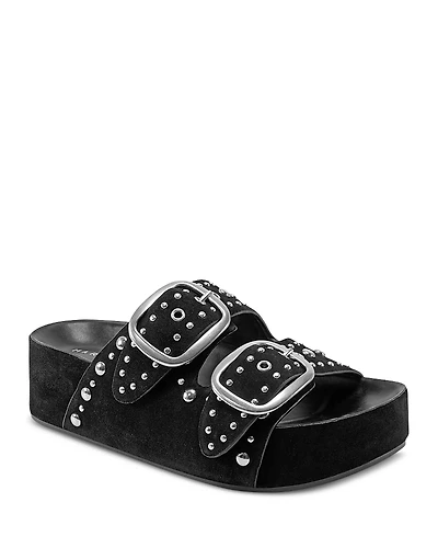Marc Fisher Ltd. Women's Sayge Double Studded Strap Platform Sandals