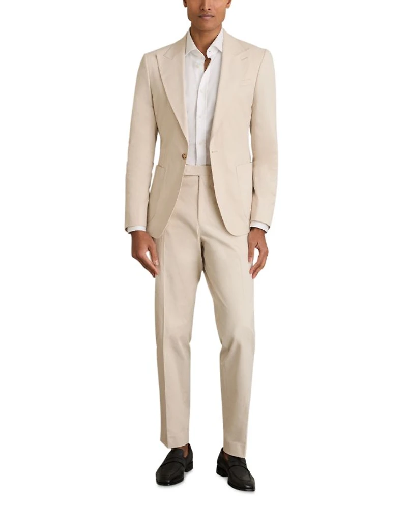Putney Regular Fit Cotton Blend Peak Lapel Blazer