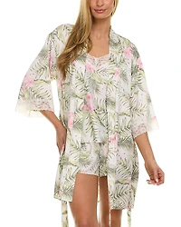 Flora Nikrooz Sabrina 3-Piece Travel Pajama Set