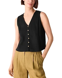 Whistles Button Rib Tank