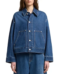 7 For All Mankind Cropped Trucker Jacket