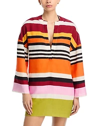 Cala de la Cruz Siena Linen Dress Swim Cover-Up