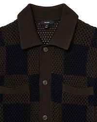 Alfred Short Sleeve Crochet Shirt
