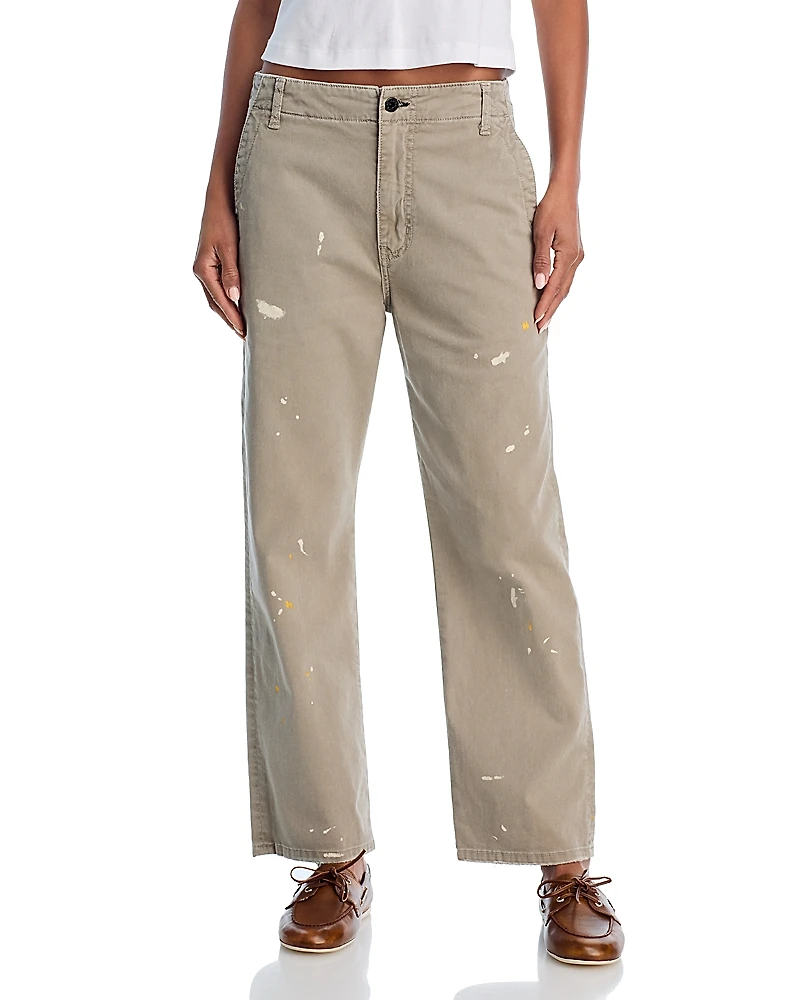 Askk Ny Tomboy Paint Splatter Pants