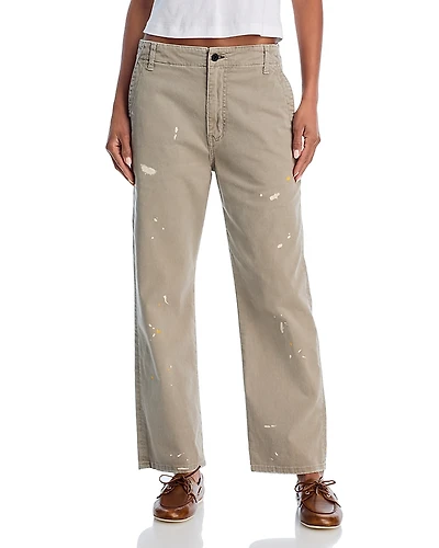 Askk Ny Tomboy Paint Splatter Pants