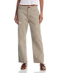 Askk Ny Tomboy Paint Splatter Pants