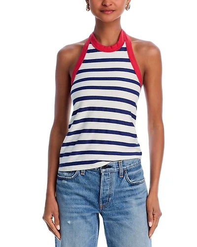 Striped Halter Top