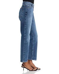 The Borrowed High Rise Ankle Slim Straight Jeans Famous