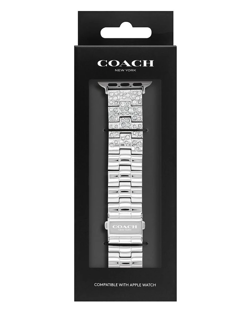 Apple Watch® Stainless Steel & Crystal Bracelet