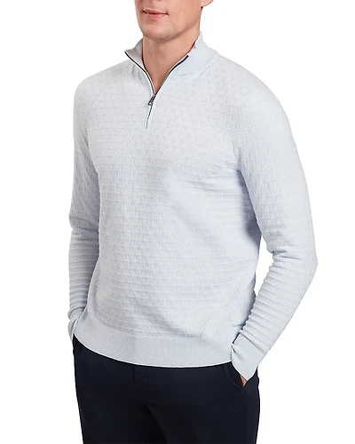 Ted Baker T Stitch Quarter Zip Pullover Sweater