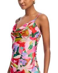 Abstract Print Gown - Exclusive