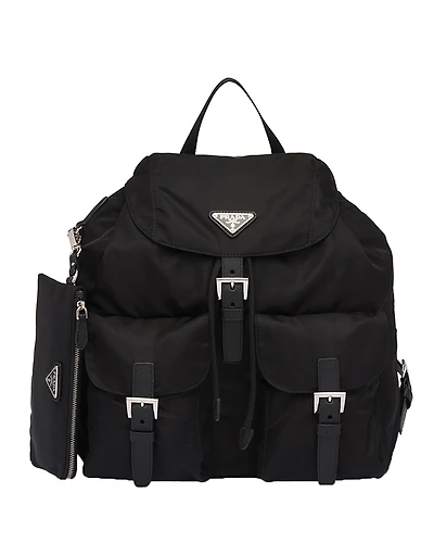 Prada Medium Re-Nylon Backpack With Pouch
