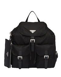 Prada Medium Re-Nylon Backpack With Pouch