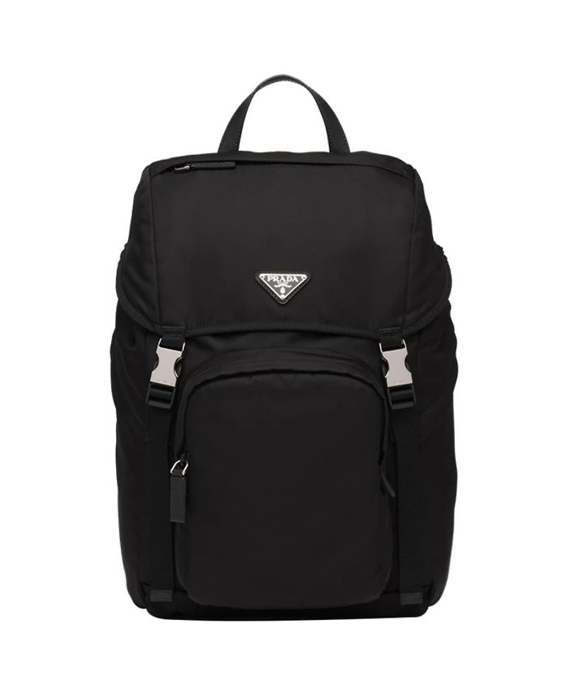 Re-Nylon and Saffiano Leather Backpack