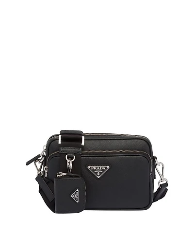 Saffiano Leather Shoulder Bag
