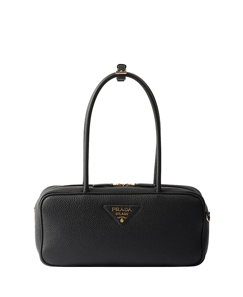 Prada Medium Leather Top-Handle Bag