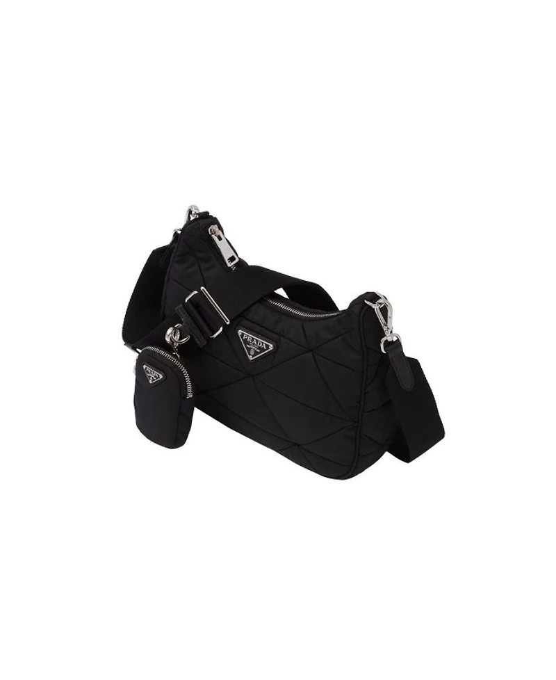 Padded Re-Nylon Shoulder Bag