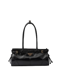 Prada Bonnie Medium Convertible Leather Shoulder Handbag