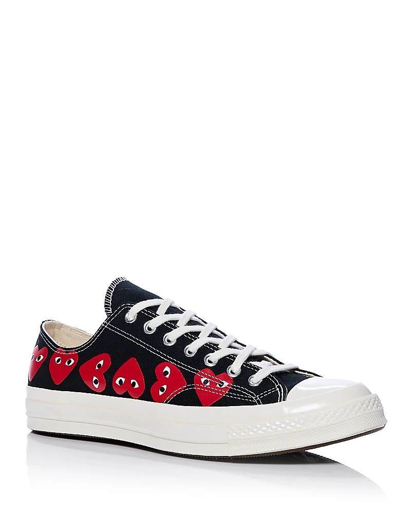 Comme Des Garcons Men's Low Top Lace Up Sneakers