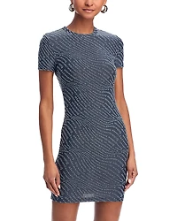 alexanderwang. t Jacquard Logo Mini Dress