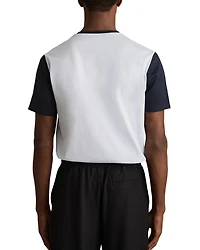 Mercerized Color Blocked Tee