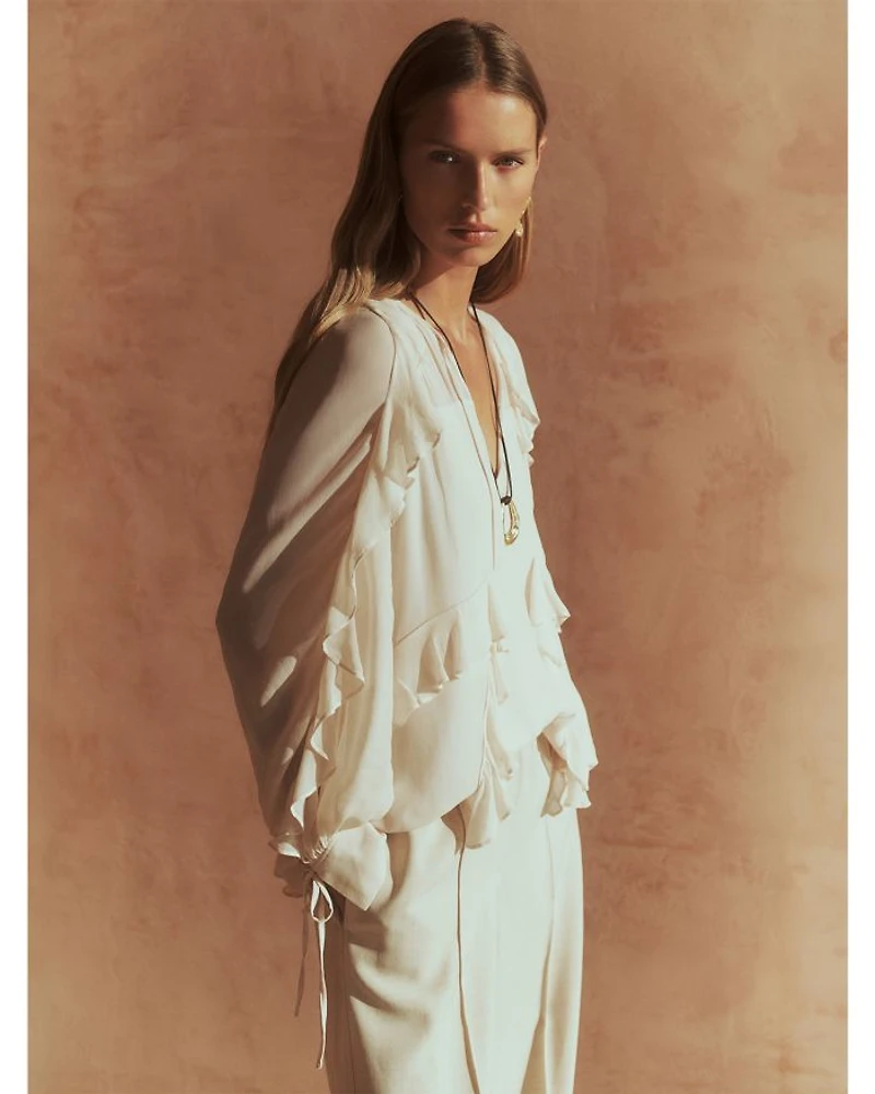Zaria Ruffled Top