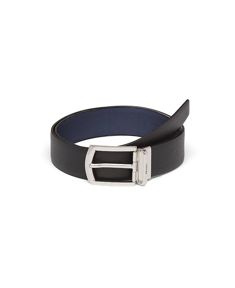 Prada Reversible Saffiano Leather Belt