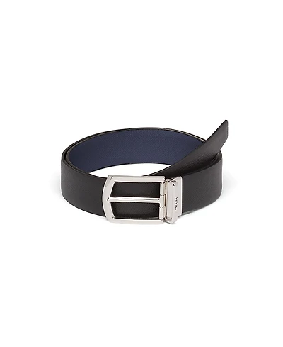 Prada Reversible Saffiano Leather Belt