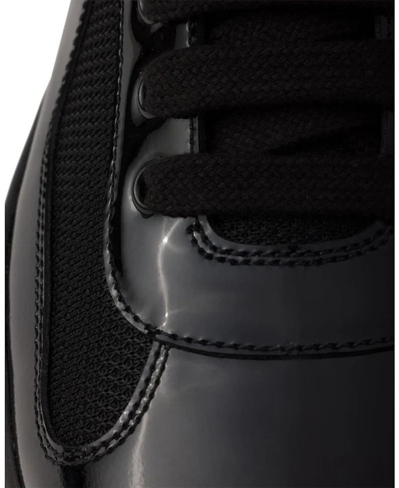 Men's Patent Leather and Technical Fabric America's Cup Sneakers
