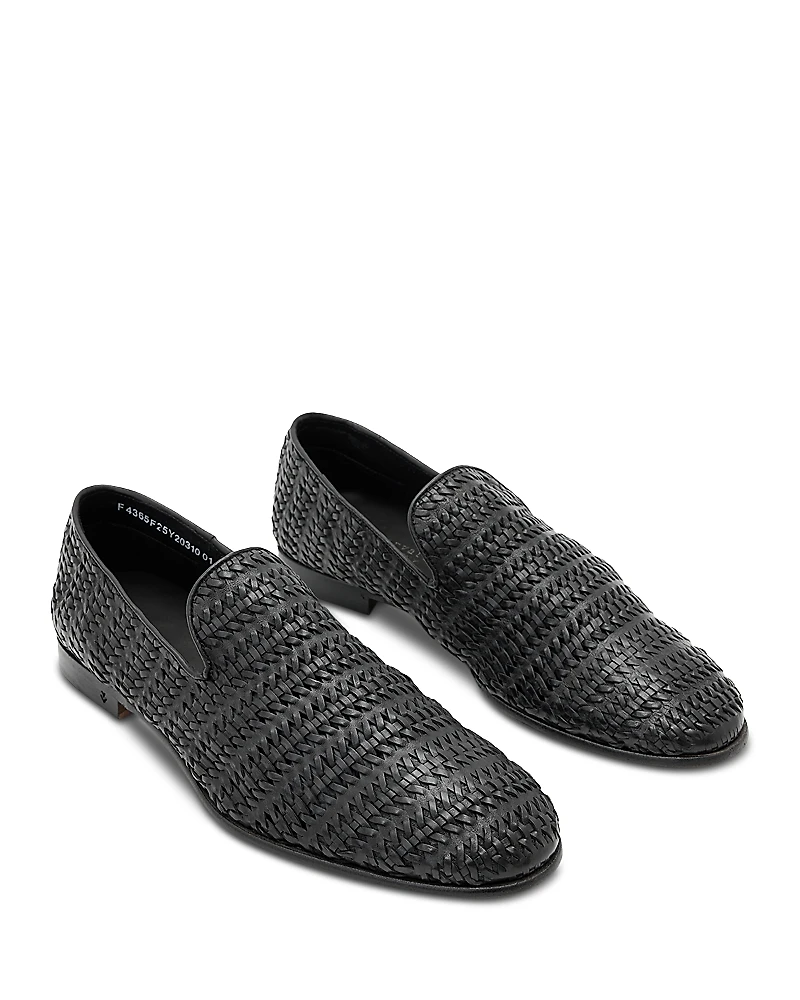 John Varvatos Men's Venice Woven Slip On Shoes