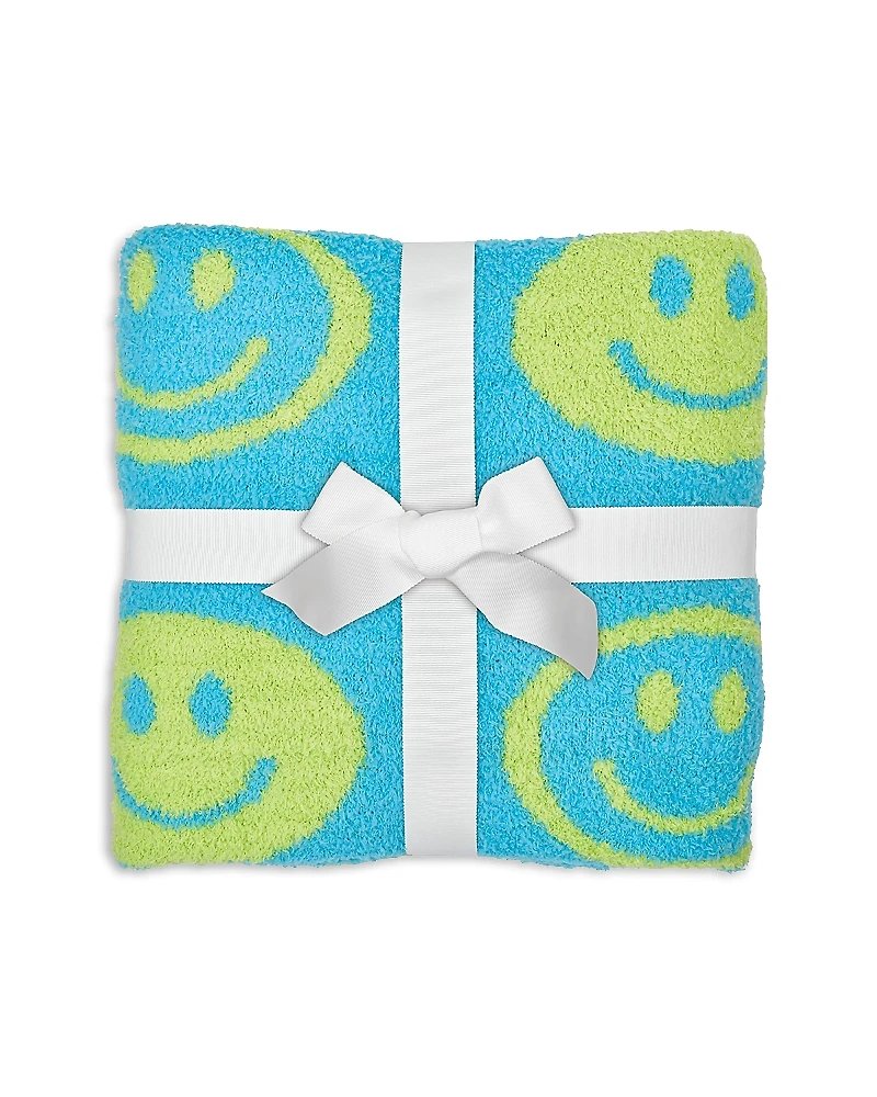 Iscream Unisex Smiles Cozy Knit Blanket - Ages 3+