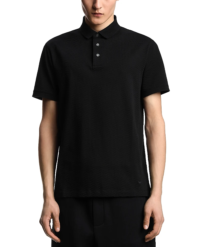 Emporio Armani Jacquard Polo Shirt