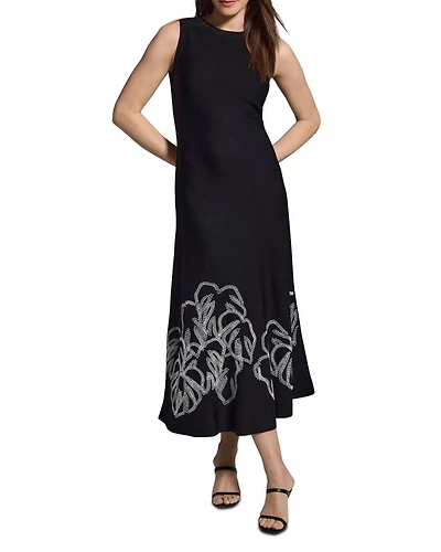 Embroidered Twirl Dress