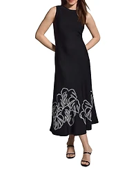 Nic+Zoe Embroidered Twirl Dress