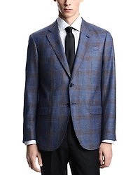 Emporio Armani Regular Fit Plaid Blazer